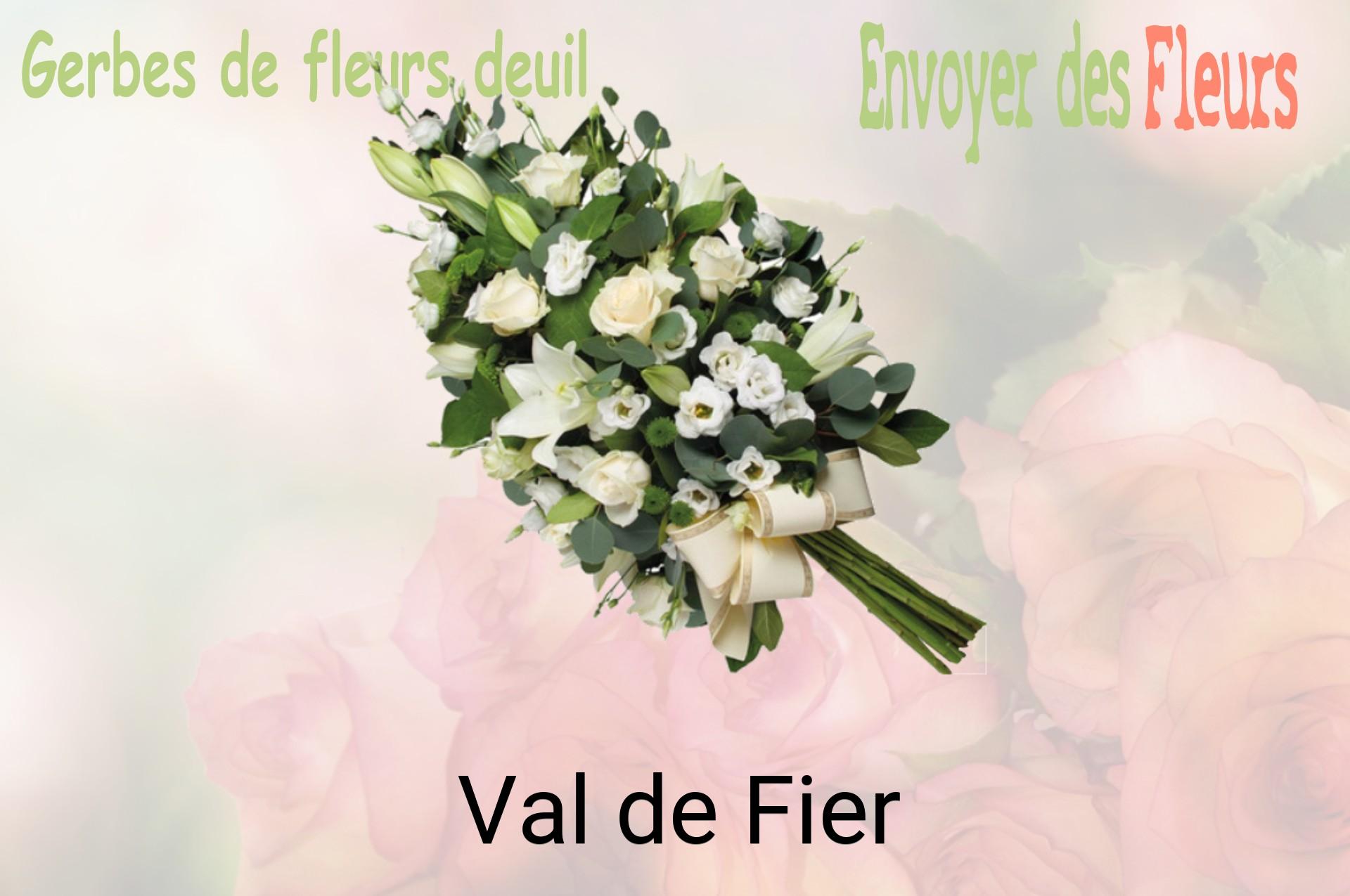 Gerbe de fleurs de deuil livrée à Val-de-Fier